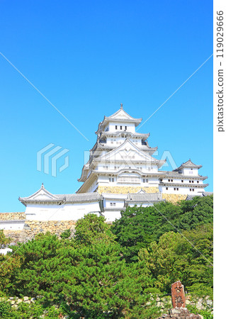 兵庫縣姬路市國寶姬路城風景 兵庫縣姬路市國寶姬路城風景 119029666
