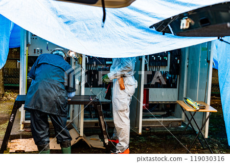 Cubicle-type power receiving equipment annual inspection 119030316