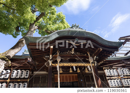 The main hall of Ishikiri Kenya Shrine (photographed in September 2024) 119030361