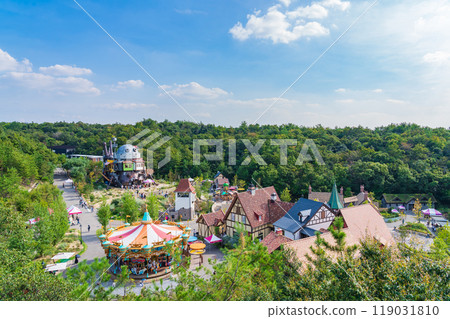 愛知世博紀念公園、「魔女谷展望台」的風景(愛知縣長久手市) 愛知世博紀念公園、「魔女谷展望台」的風景(愛知縣長久手市) 119031810