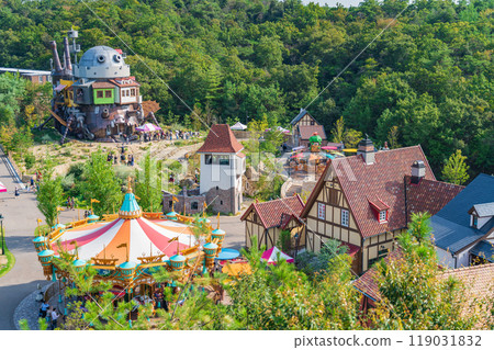 愛知世博紀念公園、「魔女谷展望台」的風景（愛知縣長久手市） 119031832