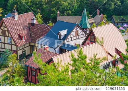 愛知世博紀念公園、「魔女谷展望台」的風景（愛知縣長久手市） 119031833