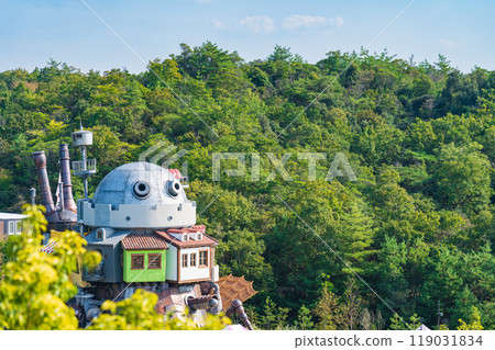 愛知世博紀念公園、「魔女谷展望台」的風景（愛知縣長久手市） 119031834