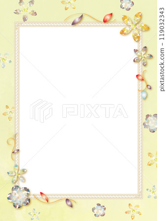 水晶花框,卡片背景,懷舊黃色 水晶花框,卡片背景,懷舊黃色 119032343