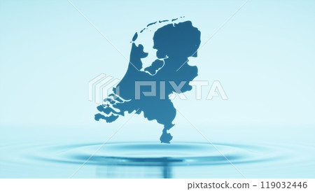A floating map of the Netherlands 119032446
