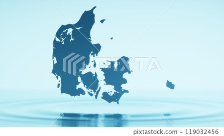 A floating map of Denmark 119032456