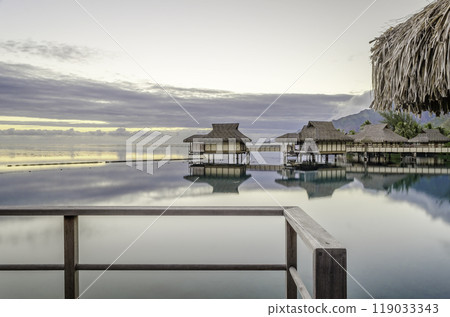 Overwater bungalows, French Polynesia Overwater bungalows, French Polynesia 119033343