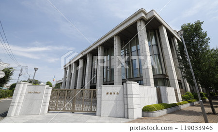 The Great Vow Hall of Kosen-rufu at the Soka Gakkai Headquarters 119033946