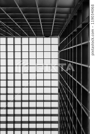 Abstract Grid Architecture with Modern Geometric Patterns for Creative Design Abstract Grid Architecture with Modern Geometric Patterns for Creative Design 119034068