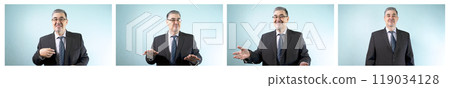 A self-confident man, politician or businessman A self-confident man, politician or businessman 119034128