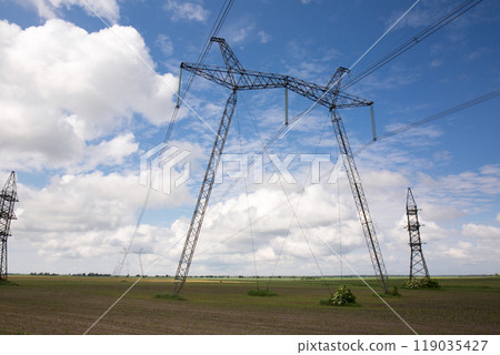 Electricity supply facilities in the field Electricity supply facilities in the field 119035427