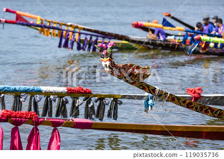 THAILAND HUA HIN KHAO TAO LAKE DRAGONBOAT RACE 119035736