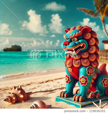 Okinawa's Sea and Shisa Okinawa's Sea and Shisa 119036101