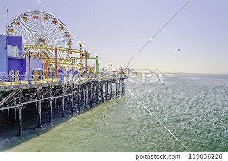 Santa Monica beach, California, USA 119036226