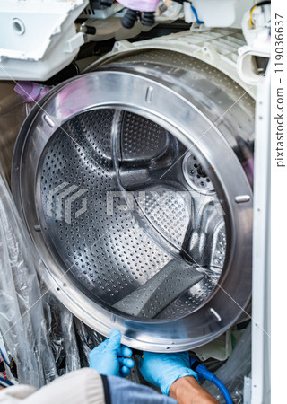 Disassembly and cleaning of drum-type washing machines Disassembly and cleaning of drum-type washing machines 119036637