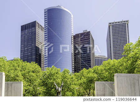 Skyscrapers in lower Manhattan, New York City, USA Skyscrapers in lower Manhattan, New York City, USA 119036644
