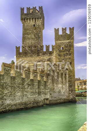 Scaliger Castle on the Lake Garda, Sirmione, Italy 119036959