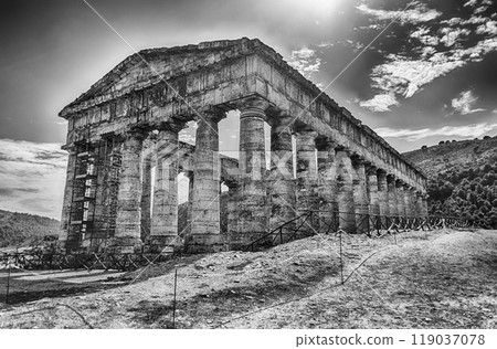 Greek Temple of Segesta, Sicily, Italy 119037078