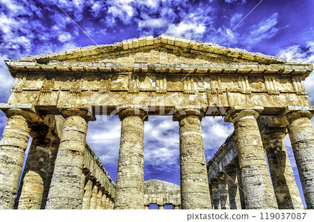 Greek Temple of Segesta, Sicily, Italy 119037087