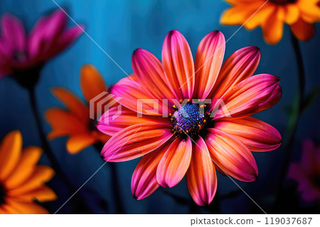 Colorful delicate floral background. 119037687