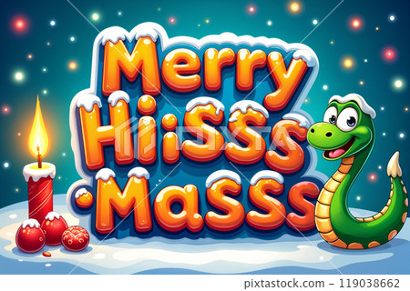 Colorful cartoon sign with text and character. 119038662