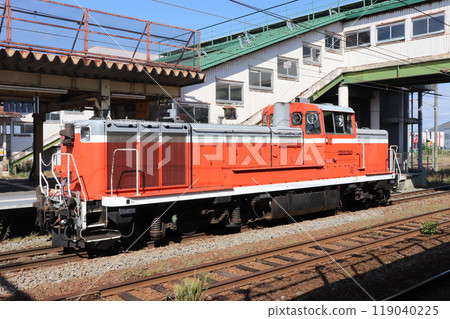 內燃機車 DE15 函館本線 深川站 北海道 119040225