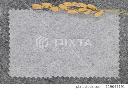 日本紙和米框架背景材料 119043191