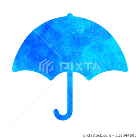 Blue starry sky | Umbrella icon 119044693