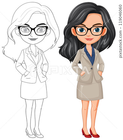 Professional Woman in Business Attire Professional Woman in Business Attire 119046060