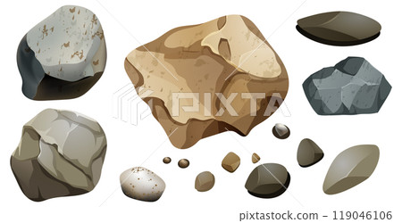 Various Types of Rocks Various Types of Rocks 119046106