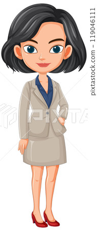 Professional Woman in Business Attire 119046111
