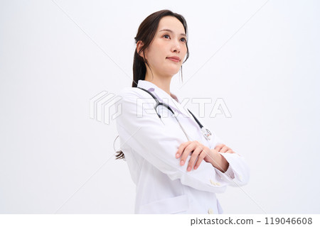 Female doctor, medical staff, doctor, pharmacist, nurse 119046608