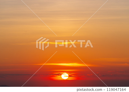 Dawn from Mount Akagi and Torii Pass Dawn from Mount Akagi and Torii Pass 119047164