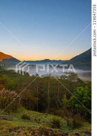 鳥居嶺的角滿淵和大沼 [群馬縣赤城山] 119047358