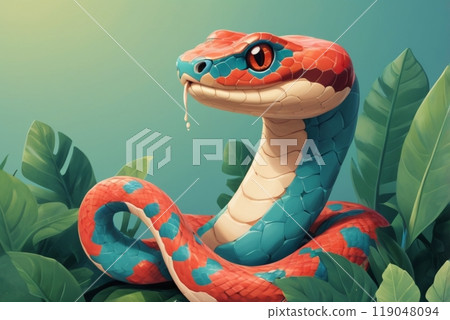 流行蛇圖 119048094