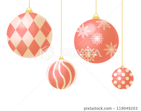 Red ornament illustration Red ornament illustration 119049203