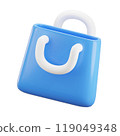 Shopping Bag 3D Illustrations 119049348