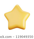 Star 3D Illustrations 119049350
