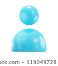 User Account 3D Illustration 119049728