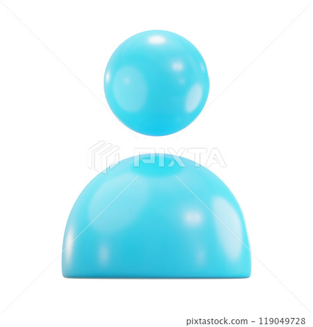 User Account 3D Illustration User Account 3D Illustration 119049728