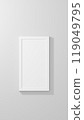 Blank picture frame mockup, rendering 119049795