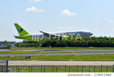 JIN Air B777-200 Juyosan approach JIN Air B777-200 Juyosan approach 119051460