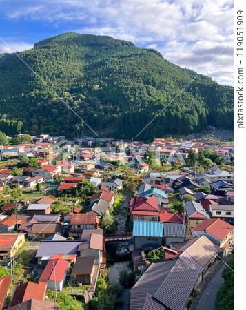 從雁金橋看到的奈良天川村 天川村 從雁金橋看到的奈良天川村 天川村 119051909