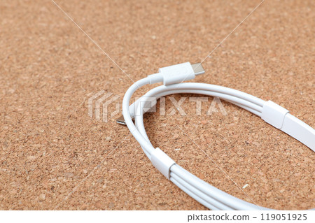 電纜、USB 電纜、USB、充電、電源、電源、OA 設備、數位、電腦、商務、連接 119051925