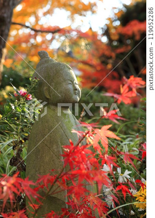 藥師寺、秋葉和觀音雕像，東京足立區 Iko 119052286