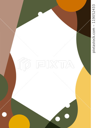 Japanese modern frame background material-Autumn cafe Japanese modern frame background material-Autumn cafe 119052433