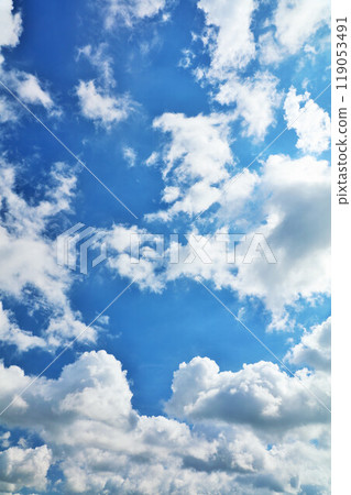Summer blue sky and clouds 119053491