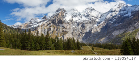 banner Swiss Alps mountain view background 119054117