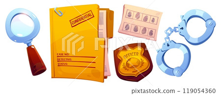 Detective or spy character equipment. Detective or spy character equipment. 119054360