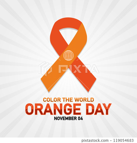 Color the World Orange Day 119054683